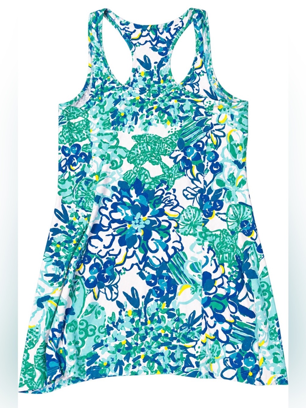 LILLY PULITZER Monterey Tank Dress Size XL In A Pinch Racerback Women’s